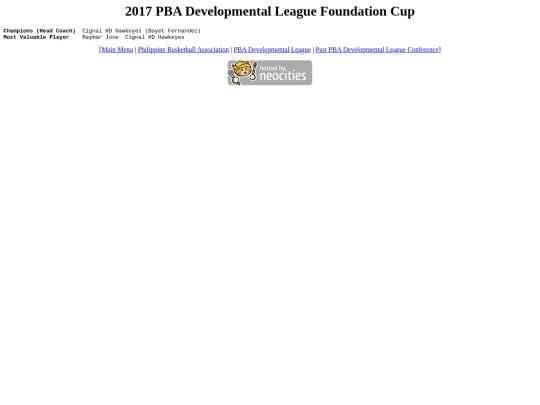 pba/pbadleague/2017foundationcup screenshot