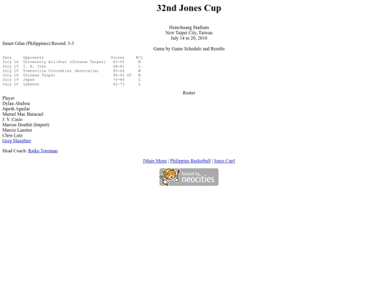 philbas/jonescup/jonescup2010 screenshot