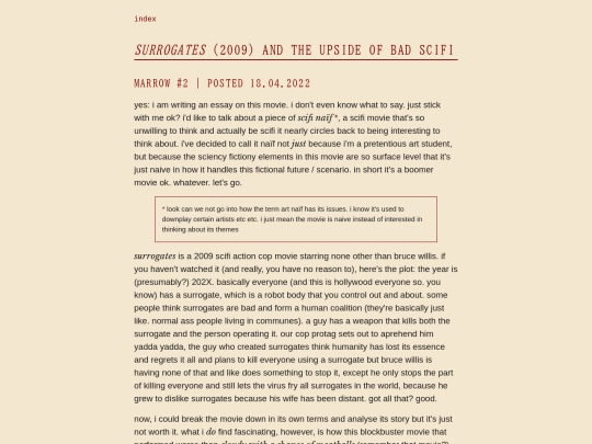 artlog/marrow/marrow02 screenshot