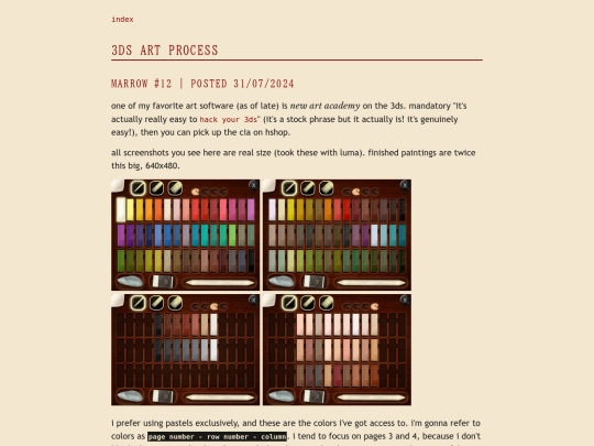 artlog/marrow/marrow12 screenshot