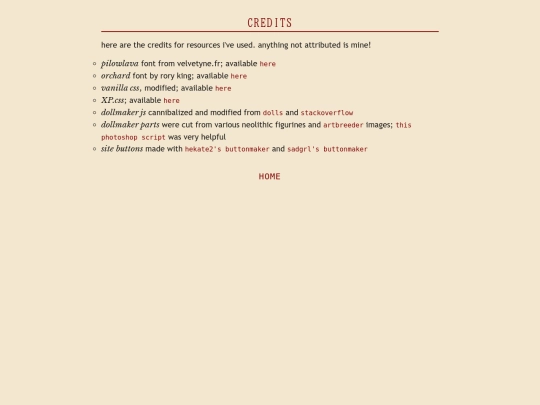 credits screenshot