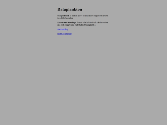dataplankton screenshot