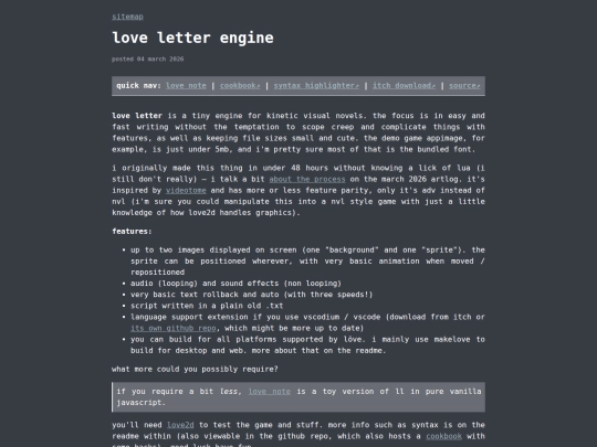 etc/loveletter screenshot