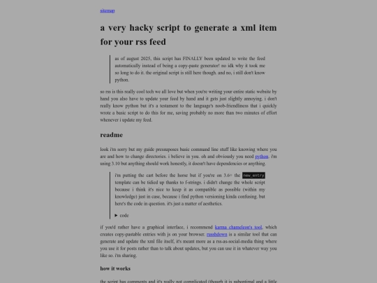 etc/rssscript screenshot