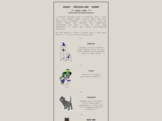 petz/crew screenshot