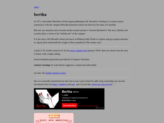 works/bertha screenshot