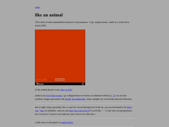 works/like-an-animal screenshot