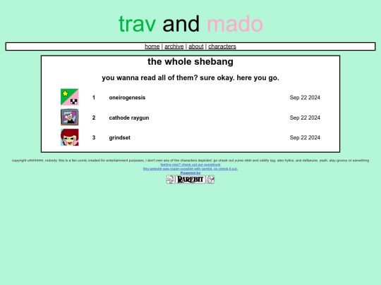 archive screenshot