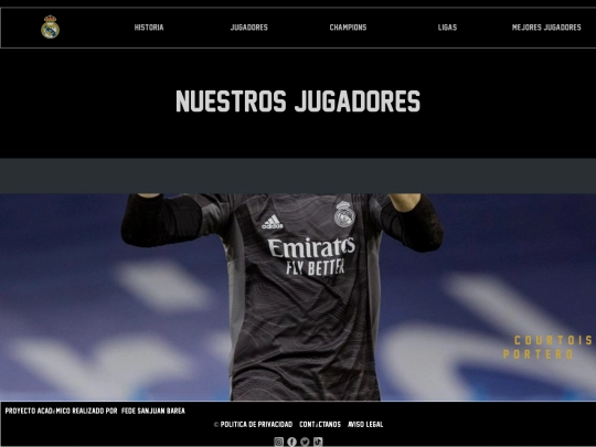 jugadoresreal screenshot