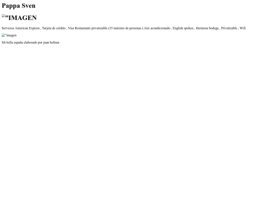 restaurantes/Pappa Sven screenshot