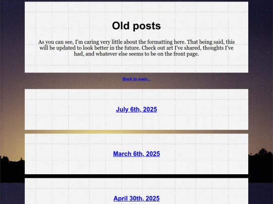 oldposts screenshot