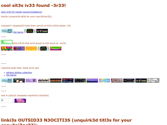 neocities-links screenshot