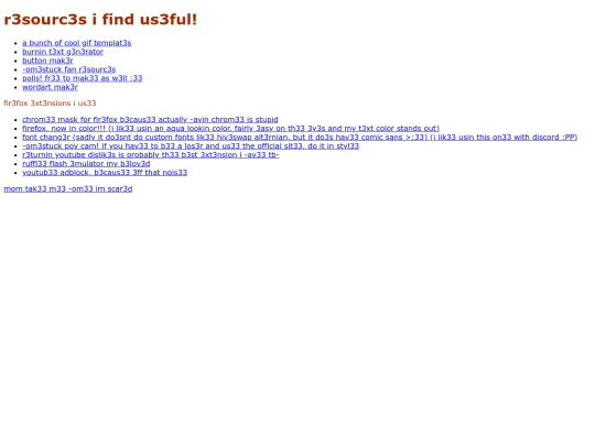 resources screenshot