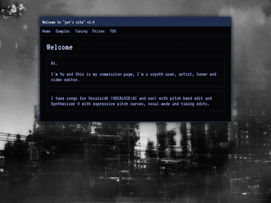 index screenshot