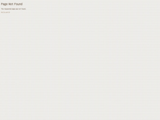 not_found screenshot