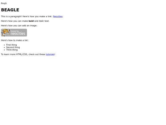 index screenshot
