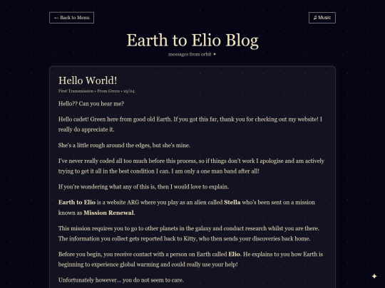 blog screenshot