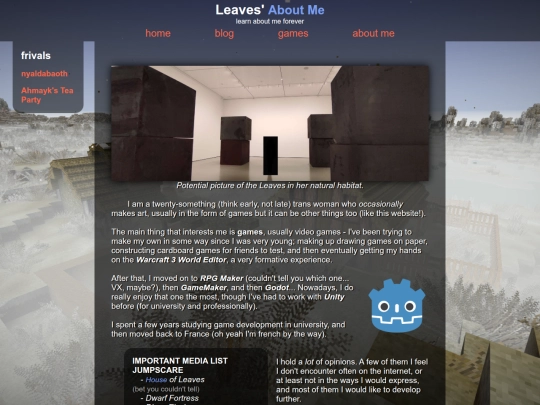 about-me screenshot