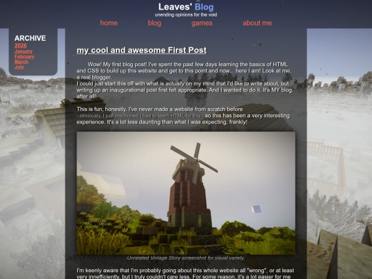 blog/2026/january/first-post screenshot