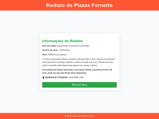 info-rodizio screenshot