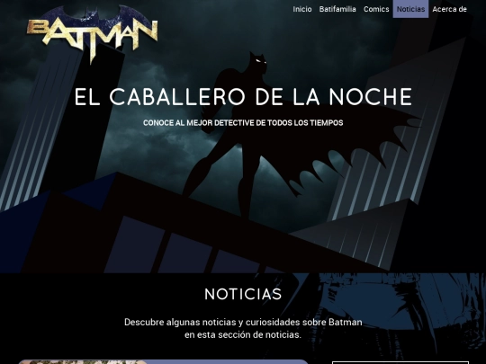 Batman/responsive/noticias screenshot