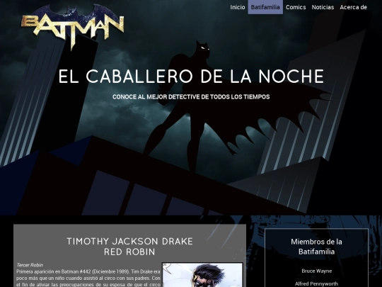 Batman/responsive/tim screenshot