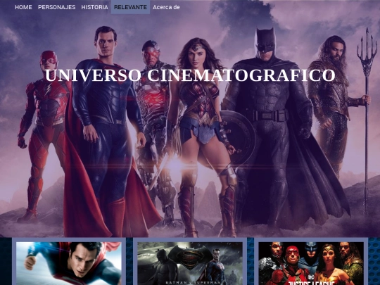 Superman/responsive/ucm screenshot