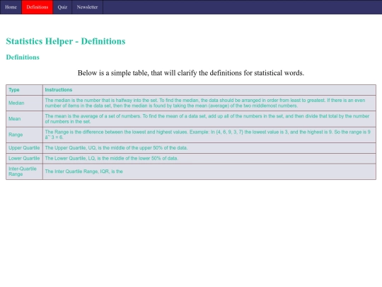 definitions screenshot