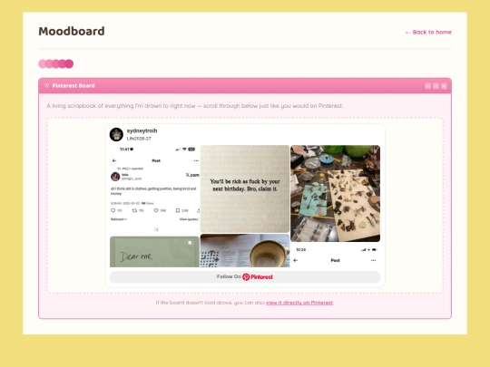 moodboard screenshot