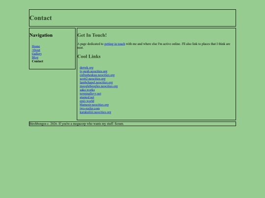 contact screenshot