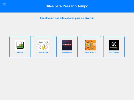 site/passarotempo screenshot