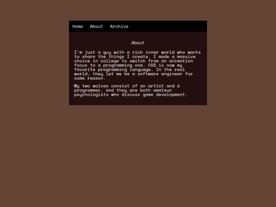 info/about screenshot
