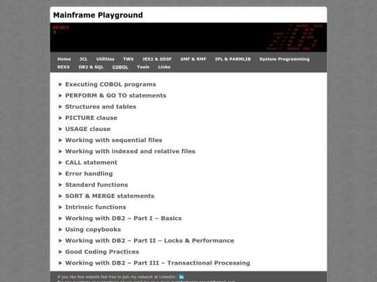 COBOL screenshot
