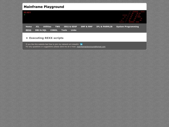 REXX screenshot