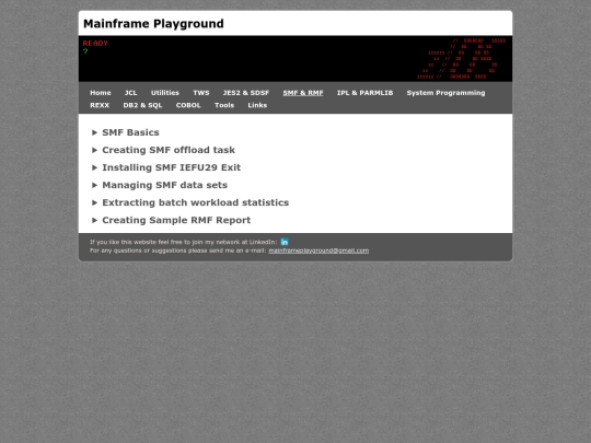 SMF_RMF screenshot