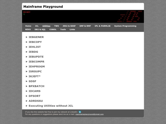 Utilities screenshot
