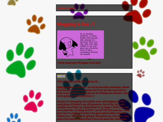 blog screenshot