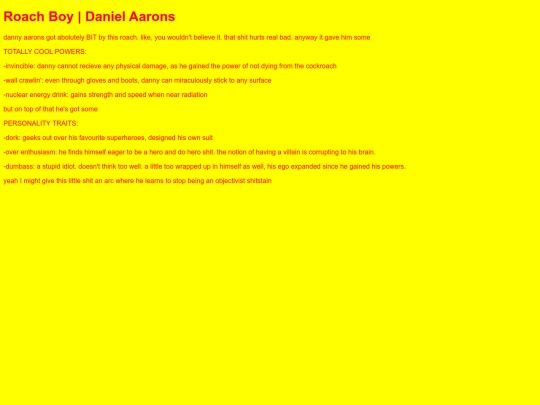 bios/unaffiliated/roach screenshot