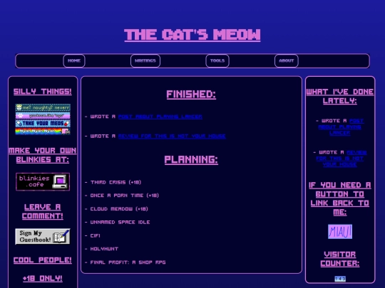 writings screenshot