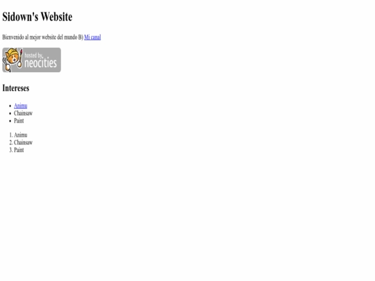 index screenshot