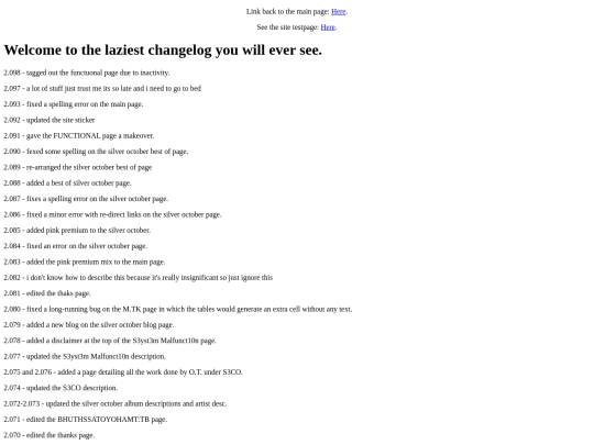 changelog screenshot