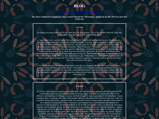blog screenshot