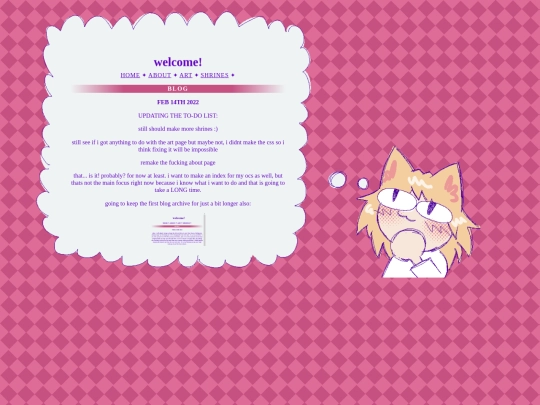 blog screenshot