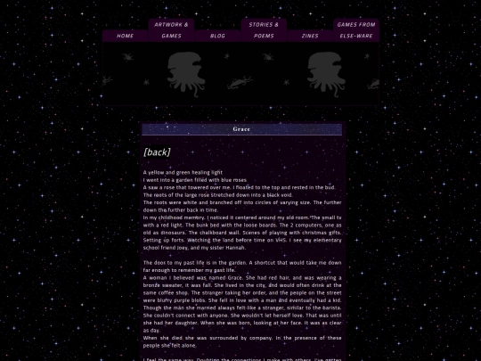 poems/grace screenshot