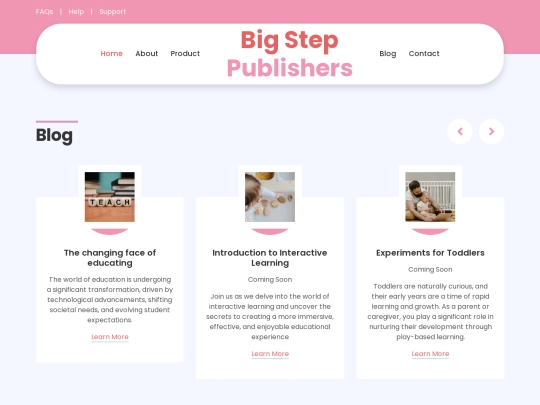 blog screenshot