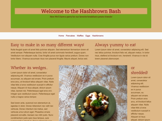 2 WP/hashbrowns screenshot