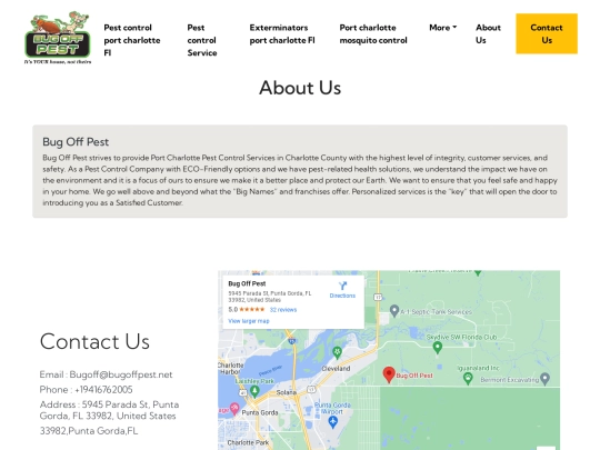 bugoffpest/bugoffpest/about-us screenshot