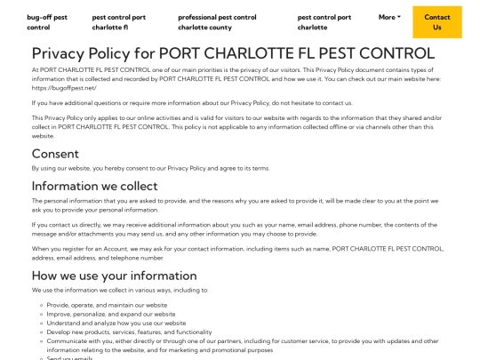 privacy-policy screenshot