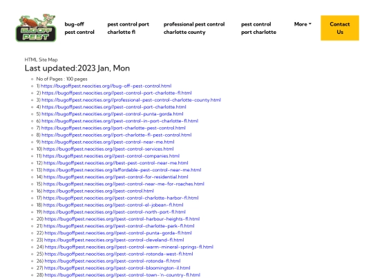 sitemap screenshot