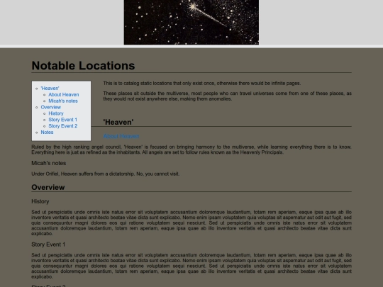 locations screenshot